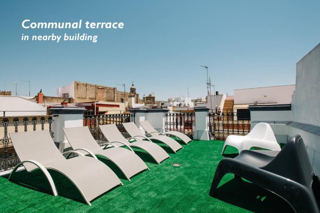 Hostly Rivero 2B Center-Fibre-Communal Terrace-Parking Optional-Cless Севілья Екстер'єр фото